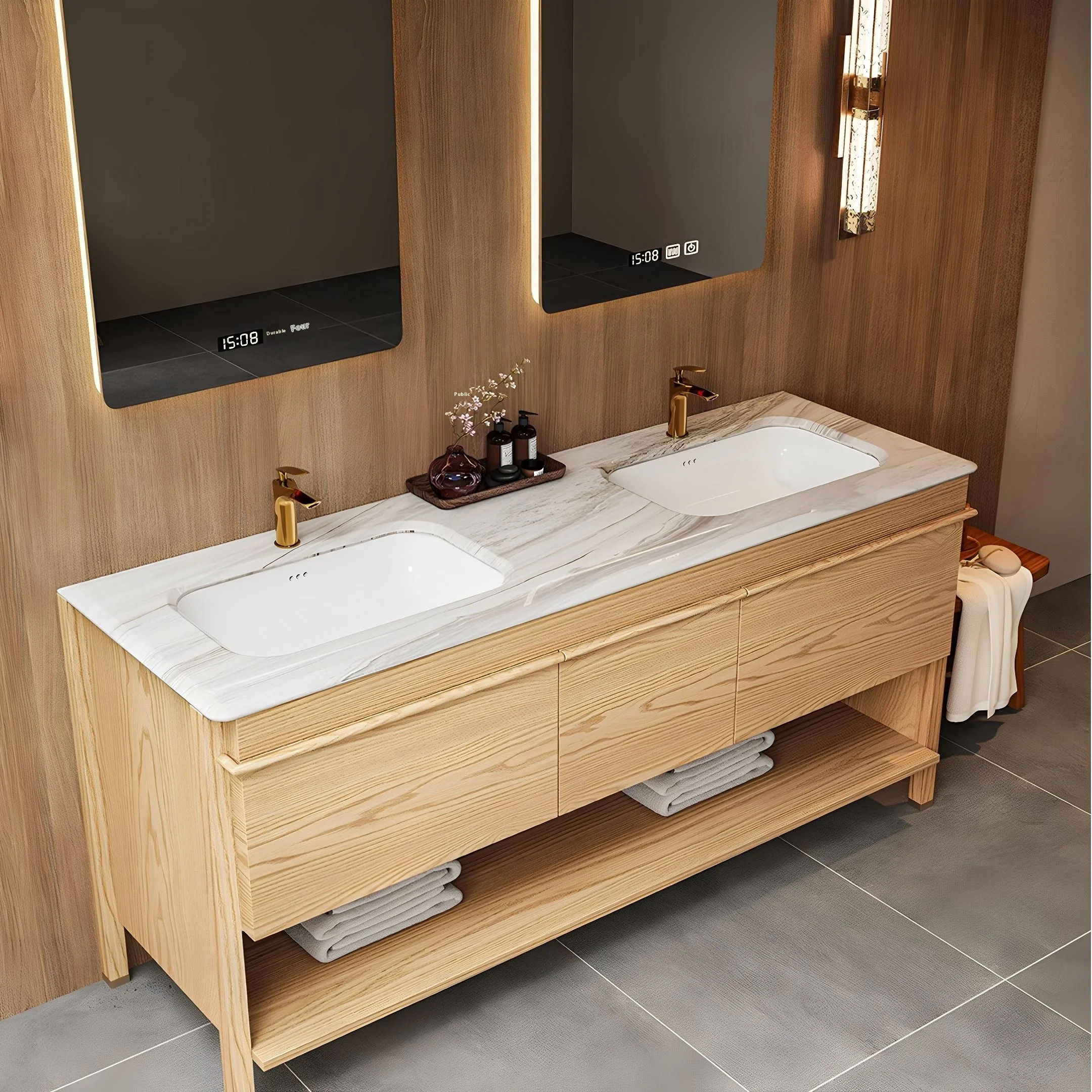 Low Price High Performance Made In China Bathroom Vanity Cabinet With Sink With High Quality