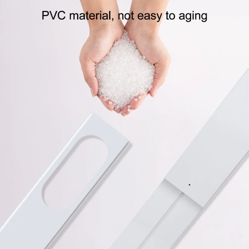 Portable AC Window Vent Kit 4PCS PVC ABS High Density Heat Resistant For Air Conditioner