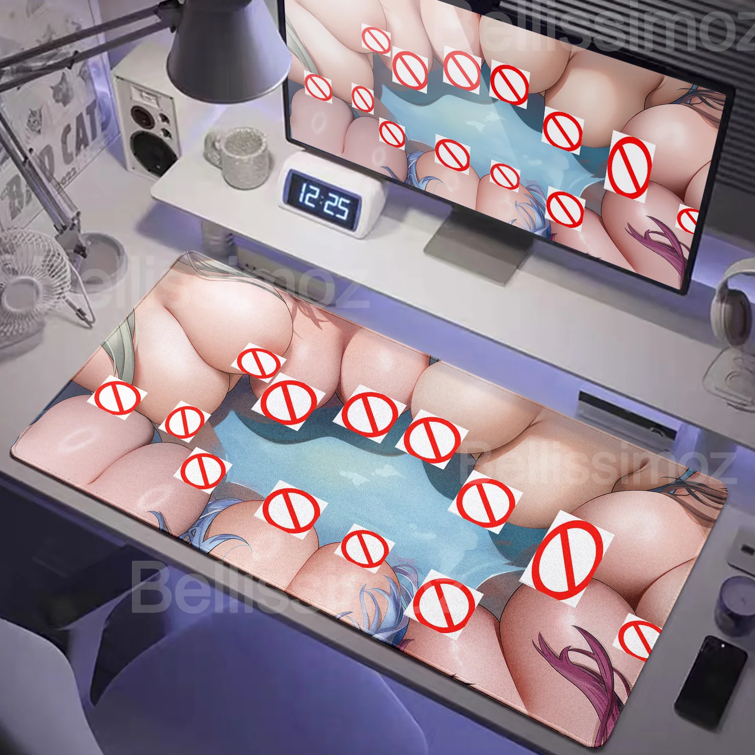 Honkai Star Rail Hip Mouse Pad Uncensored Hentai Booty Mousepad Alluring Erotic Anime Busty Adult Content Alluring Mat with Butt