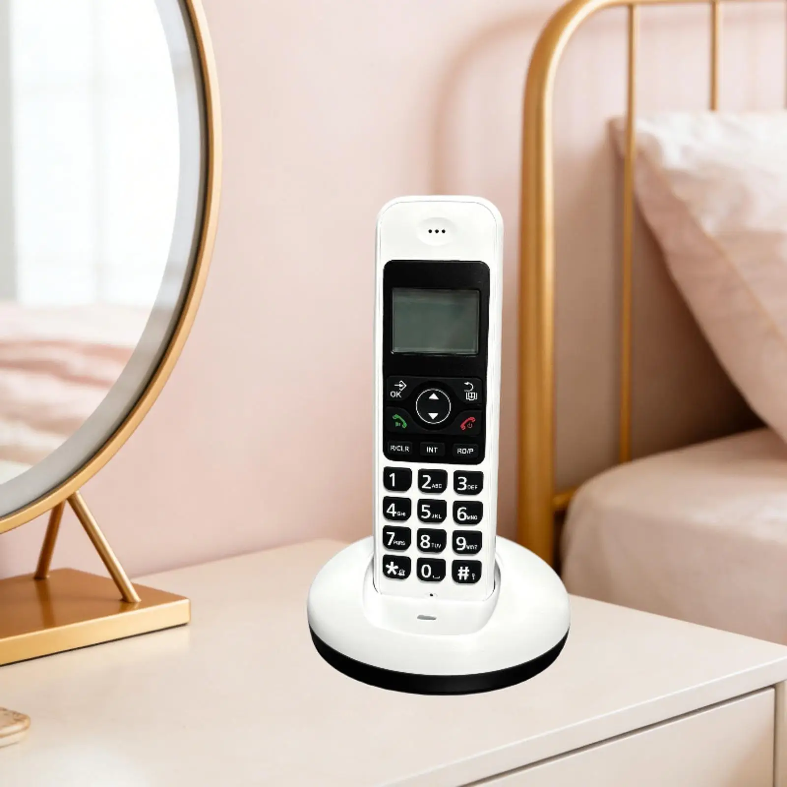 Cordless Phone High Definition Screen Functional Speakerphone Large Buttons Premium Design for Elderly