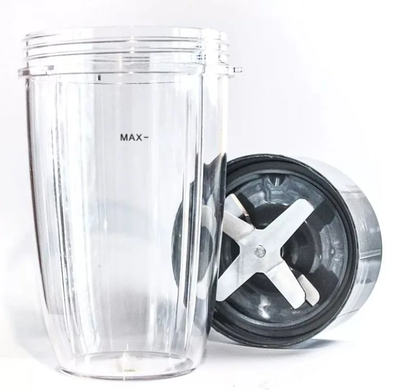 32OZ Juicer Cup with Extractor Cross Blade Fit for 600W 900W Blender Replacement Parts