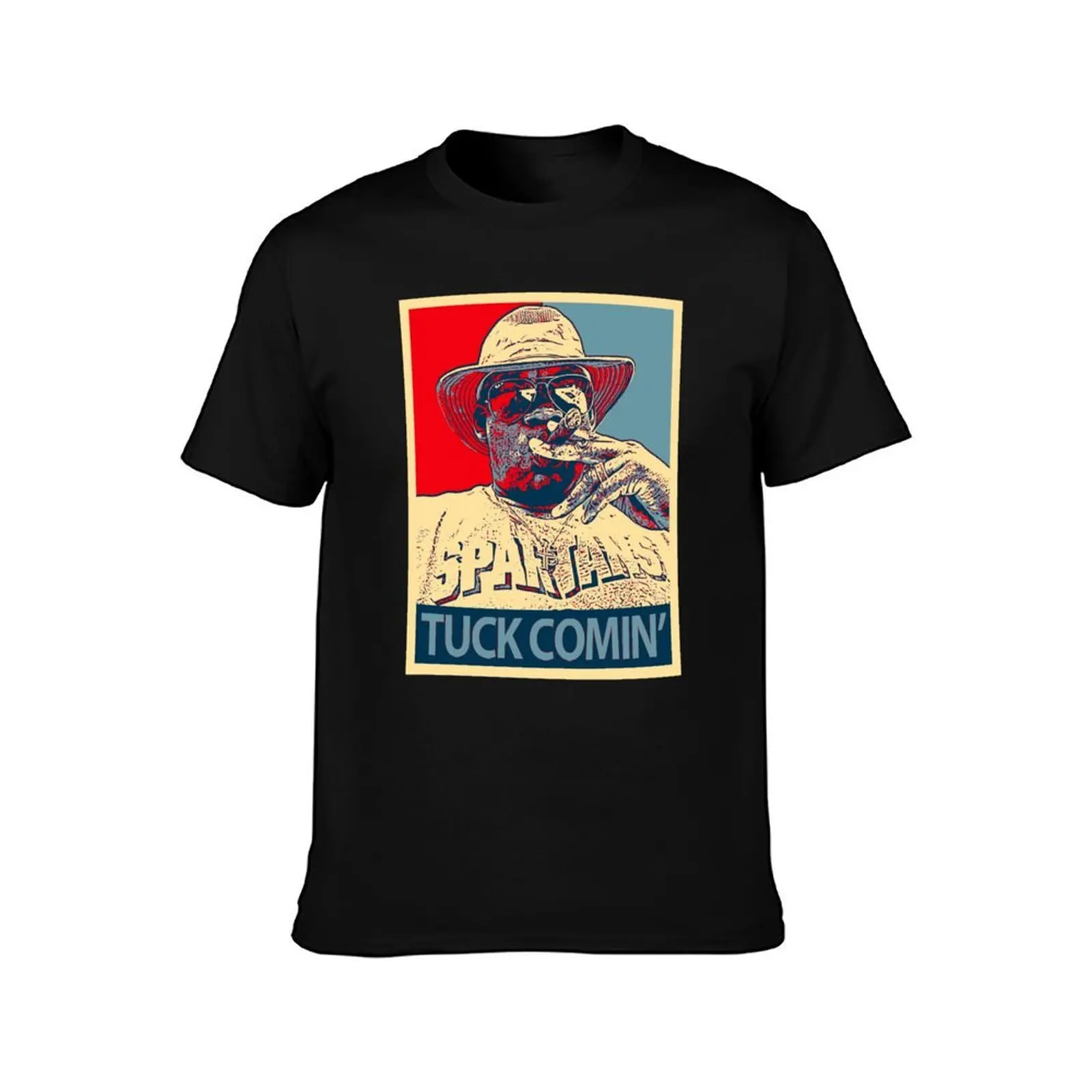 tuck comin T-Shirt, Summer Casual Cotton Tee, Oversized Streetwear Tops, Vintage Graphic Print, Loose Fit Short Sleeve