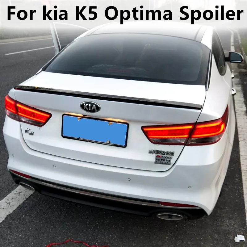 For KIA K5 Optima Spoiler 2016 2017 2018 2019  High Quality ABS Material Car Rear Wing Primer Color Rear Spoiler