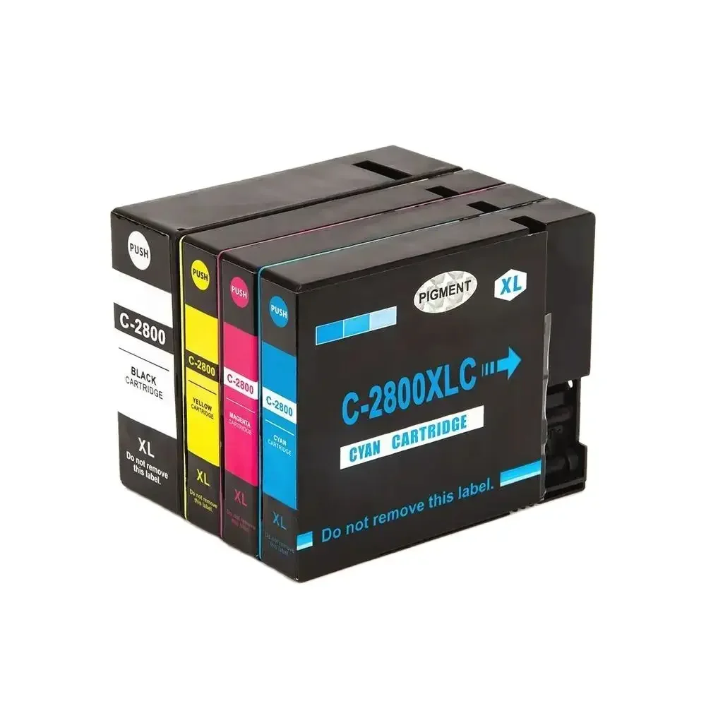 PGI 2800 XL 2800XL PGI-2800 PGI-2800XL PGI2800 Premium Color Compatible Ink Cartridge for Canon MAXIFY MB5480 Printer