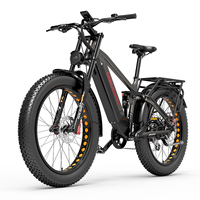 LANKELEISI Sivertip8 Adult E-Bicycle 1000W 52V20AH City Ebicycle 26 inch  tires Non Foldable LCD Instrument Electric Bicycle