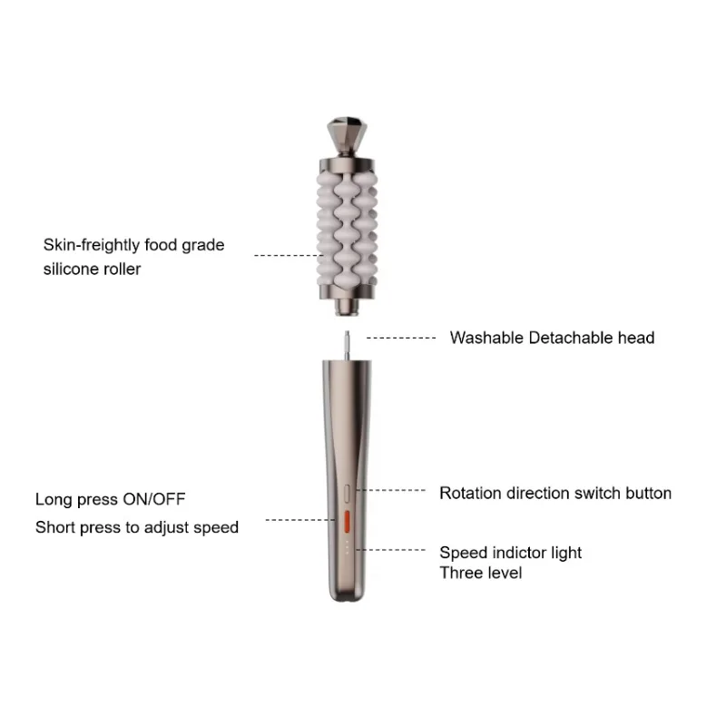 Facial & Neck Massager Wand - Lifting & Tightening Stick for Home Skincare & Relaxation