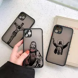 Faith Christian Religious Jesus Cqoue For iPhone 15 Pro Max Case For iPhone 15 14 12 13 11 Pro Max Mini 8 7 Plus Silicone Cover