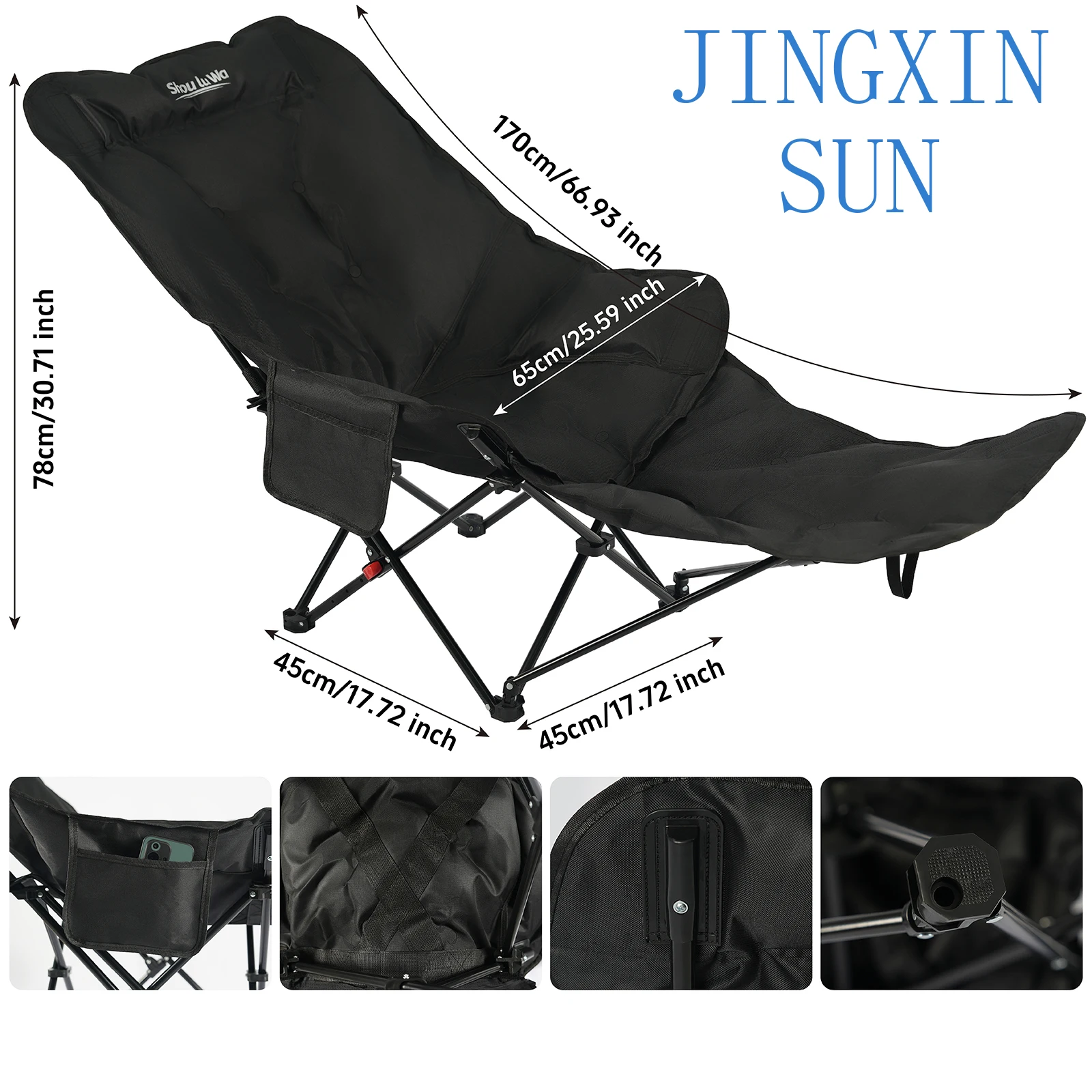 Portable Folding Removable Large Dual-purpose Custom Lounge Chair Lounge Chair
