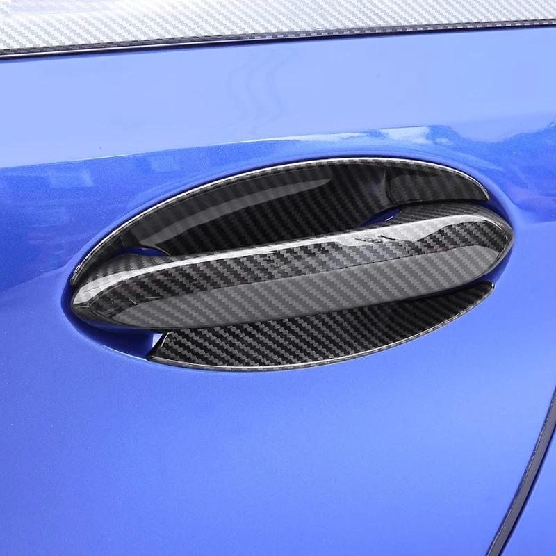 

LHD Car Door Pull Handle Cover Anti-scratch Auto Door Bowl Protect Cap Trims For BMW 3 Series 5 Series 6GT X3 X4 X5 X6 X7