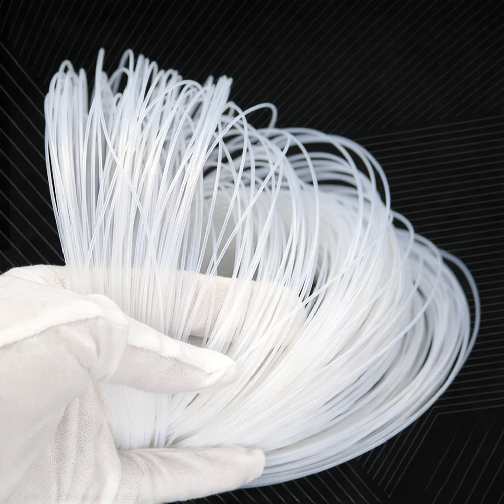 1-10M Polytetrafluoroethylene Tube PTFE Tube ID 0.3-1.9 mm Capillary Insulated Hose Rigid Pipe Temperature Corrosion Resistance