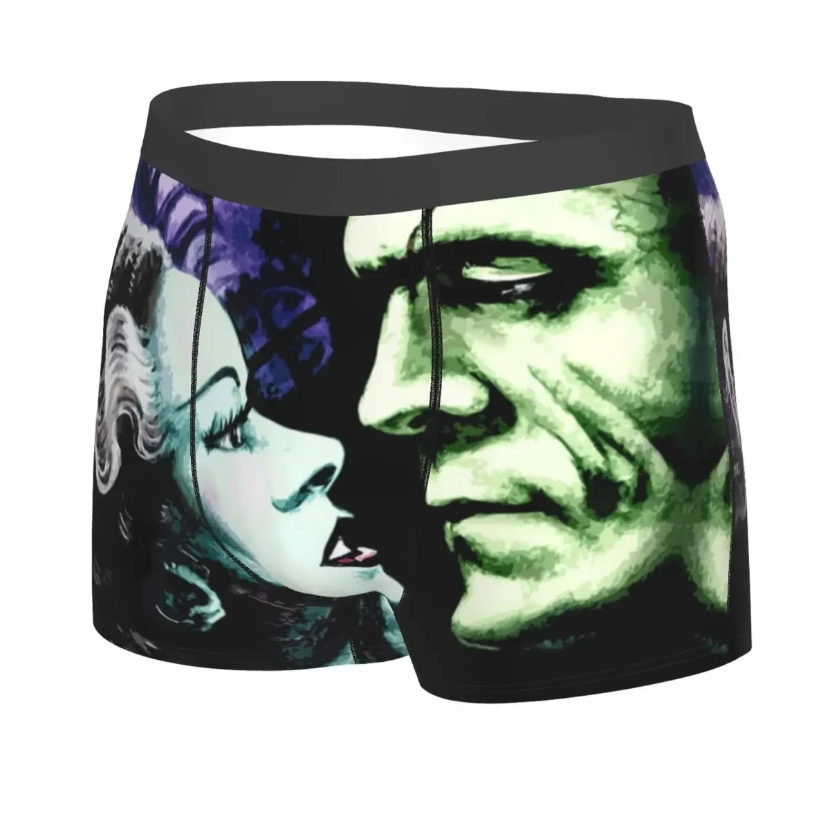 Bride Frankie Monsters In Love Underwear Male Frankenstein Horror Film Boxer Shorts Panties Briefs Breathable Underpants