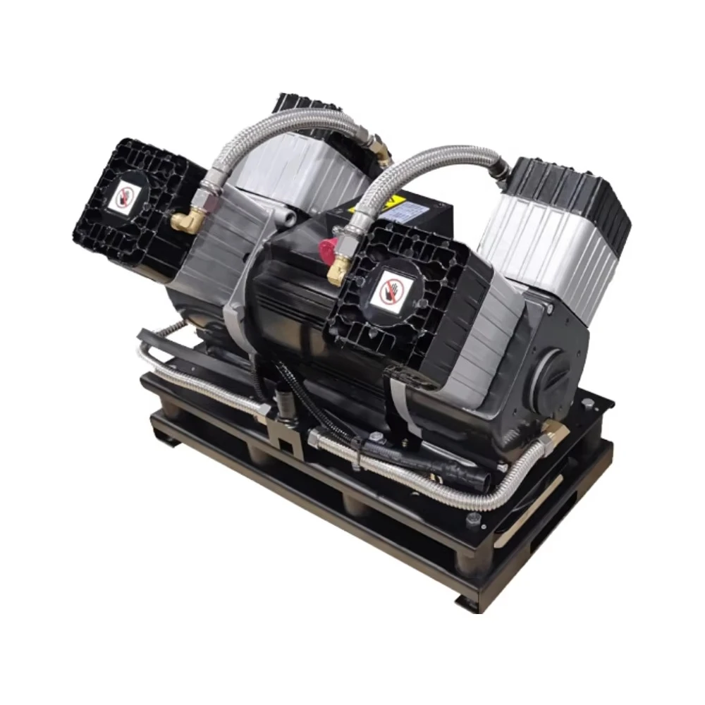 

4 KW piston type oil-free air brake compressor for electric truck Bus