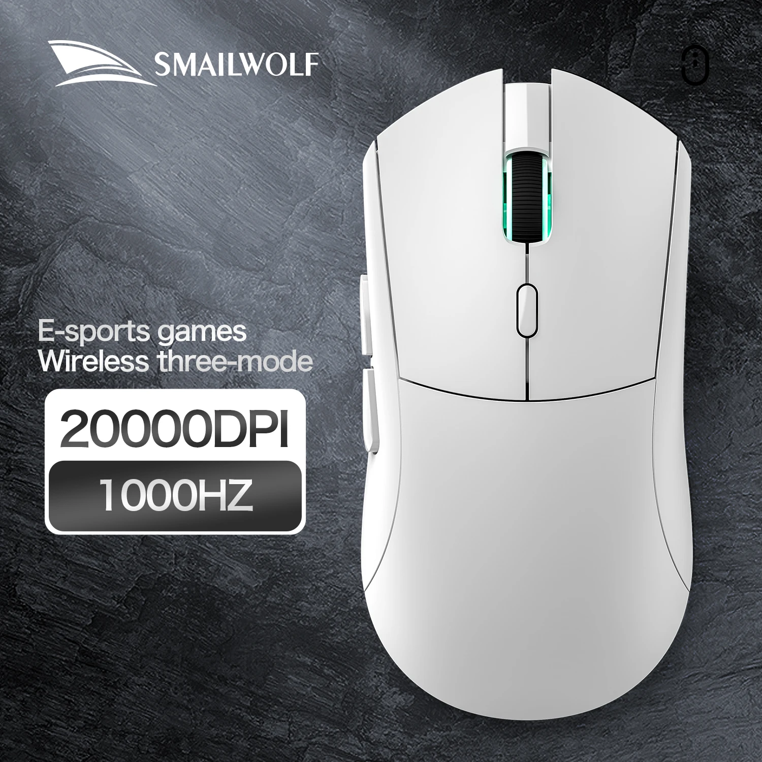 SMAILWOLF RS7 Bluetooth беспроводная игровая мышь с тремя режимами PAW3311 мышь макро четкости ноутбук игровой офис