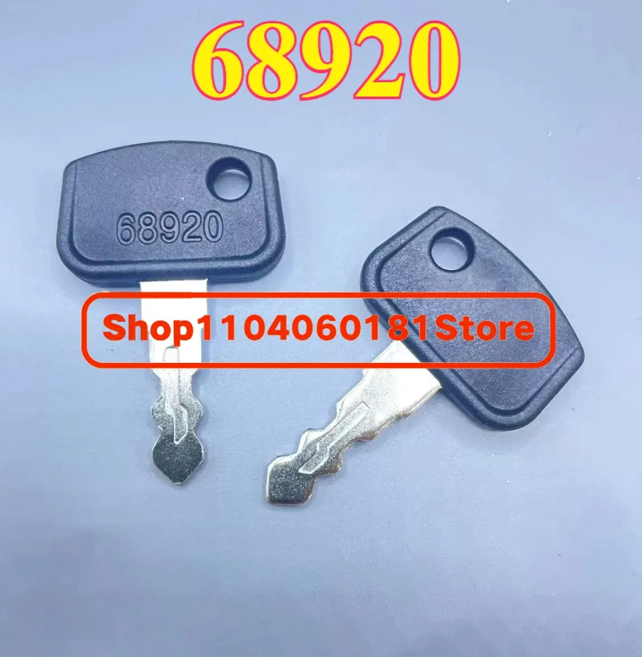 

2 шт. Kubota PL501-68920 68920 Ключ зажигания для промышленных моделей B26 ZD321 ZD323 RTV 500 900 Черный