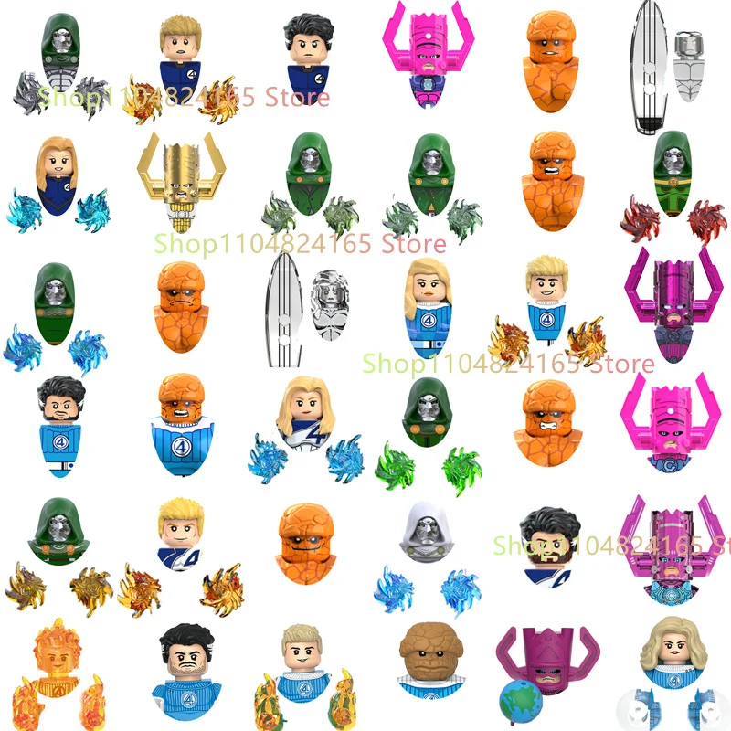 

TV6213 6214 6215 Новый аниме Marvel мультфильм ТВ фильмы герои кирпичи игрушки строительные блоки для детей собирать игрушки модель подарки на день рождения