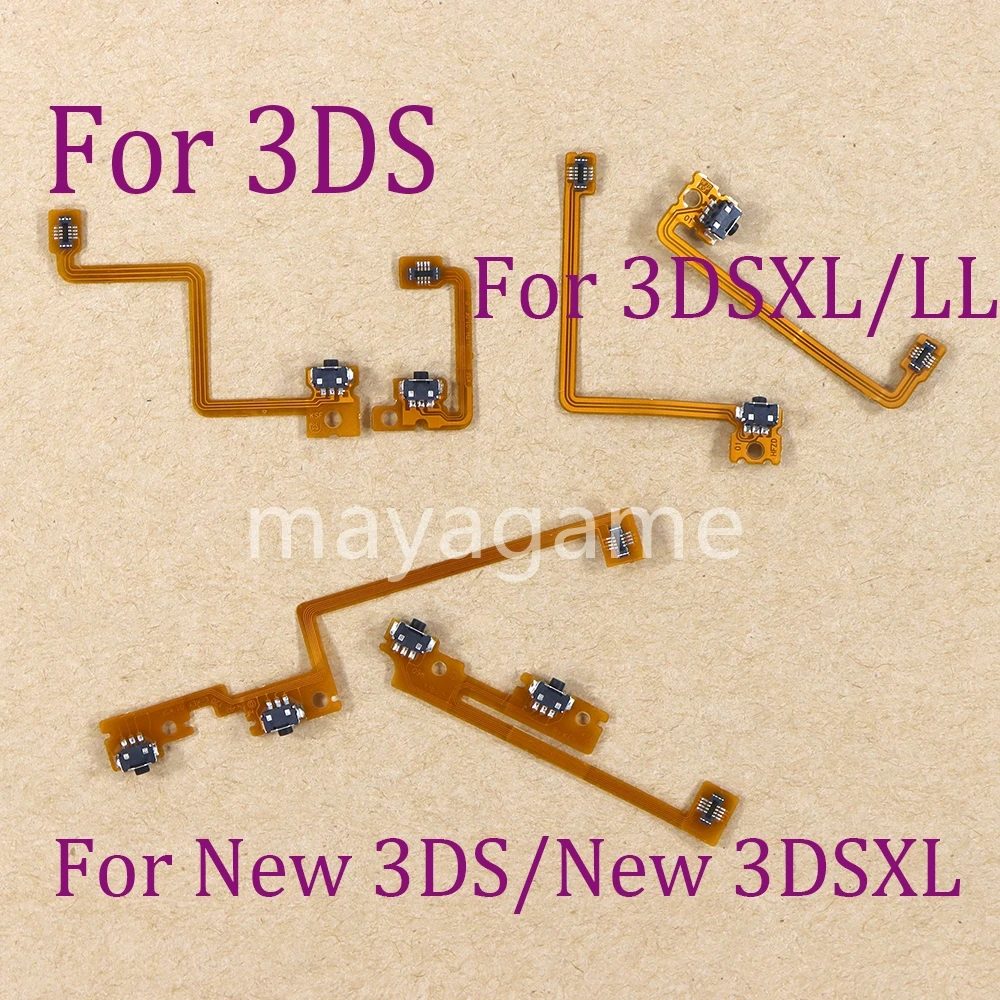 50sets Left Right L/R Button Switch Repair Ribbon Flex Cable Replacement for 3DS 3DSXL NEW 3DS NEW 3DSXL