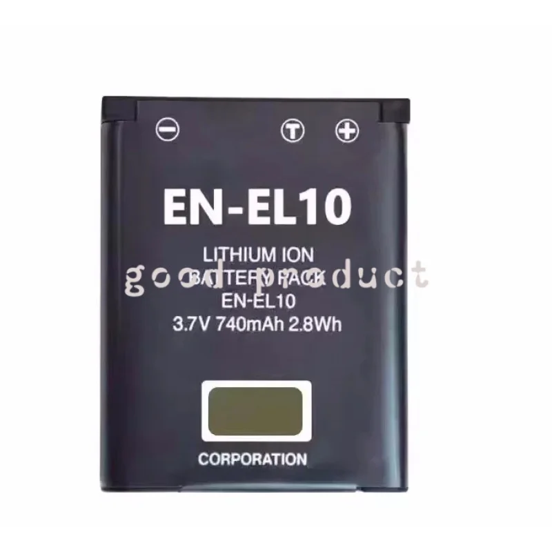 

ENEL10 EN-EL10 740mAh Camera Battery For Nikon Coolpix S60 S5100 S4000 S3000 S230 S200 S220 S700 S500 S510 S520 S570 S600