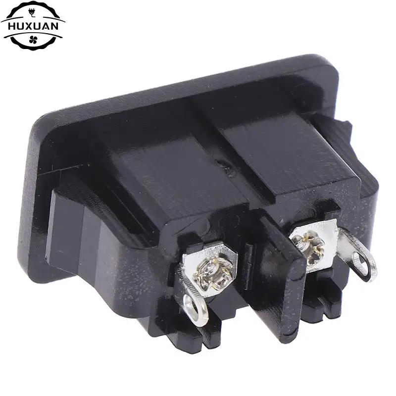 5pcs AC250V 2.5A 5pcs 2Pin IEC 320 C8 Screw Mount Inlet Plug Socket