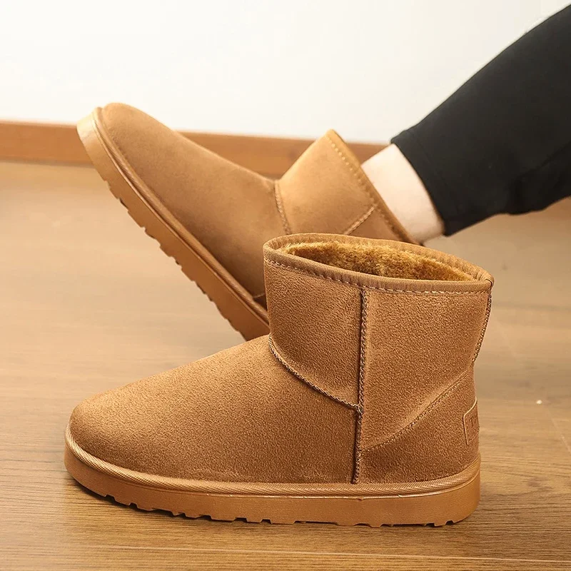 

Winter new high-top men's boots fashionable high-quality snow boots casual outdoor off-road hiking boots winter men's shoes