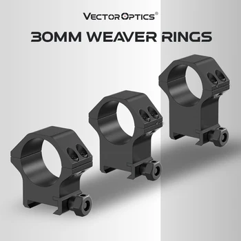 Vicer Optics 2 個ハンティングスコープマウントリング直径 30 ミリメートルチューブスコープ 21 ミリメートルウィーバーレール戦術懐中電灯マウント