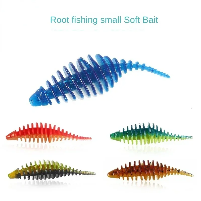 10PCS Tanta 35mm 50mm Fishing Lure Soft Lure Shad Silicone Baits Wobblers Swimbait Artificial leurre souple Lua Fake Lures