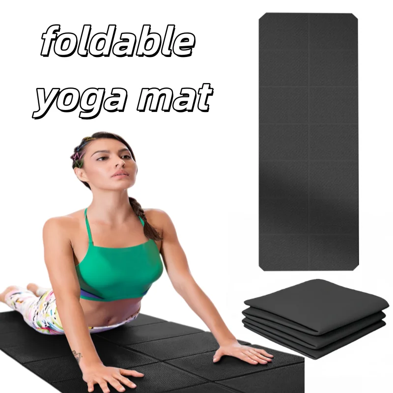 

Professional yoga mat portable and foldablecomfortable foam TPEenvironmentally friendly and odorless, suitable for home and gym