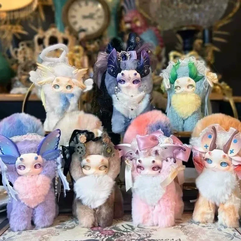 Tutulong 2 Generation Cat Dragon Fantasy Biological Magic Academy Series Blind Box Trendy Pvc Handheld Cute Dolls Surprise Gift