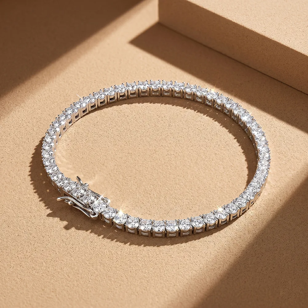 Thumbnail 2 - #2 Trending Moissanite Tennis Bracelets Right Now