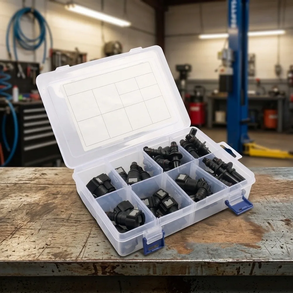 nylon-push-connect-fuel-fittings-kit-36-pieces-straight-and-elbow-for-989-789-749mm-fuel-system-applications