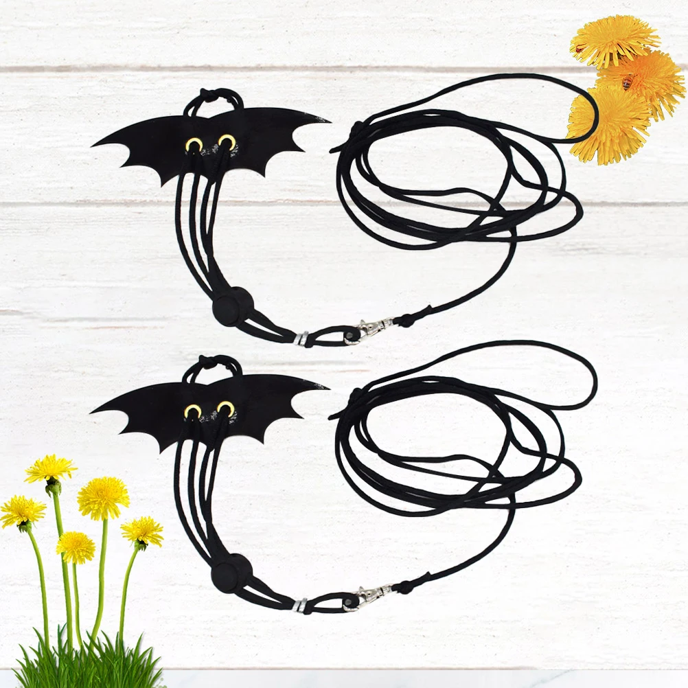 

2 pcs Adjustable Squirrel Harness Light Durable Alloy Buckle 150Cm Pet Leash For Small Animals Hamster Harness Wing Outdoor