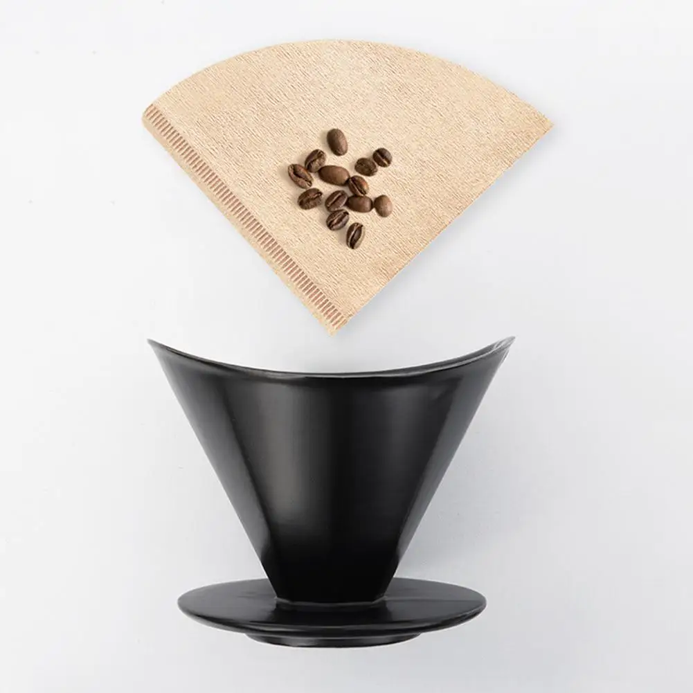 V-shaped Coffee Filter Paper Disposable Cone Coffee Filter Paper for 1-4 Cups V-shaped Design with Pour Over Coffee for Taste