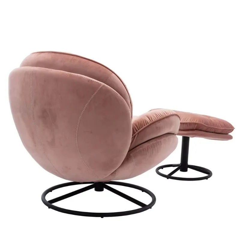 Nordic Modern Lazy Lounge Accent Armchair TV Chair Pink Leisure Sofa Living Room