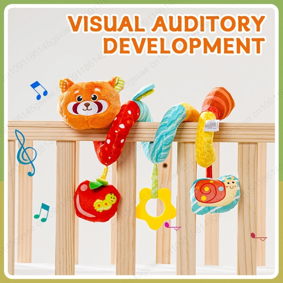 Lit coloré pour bébé enveloppé autour du lit suspendu, siège de sécurité, jouets confortables dans la voiture, poupée confortable pour poussette de bébé