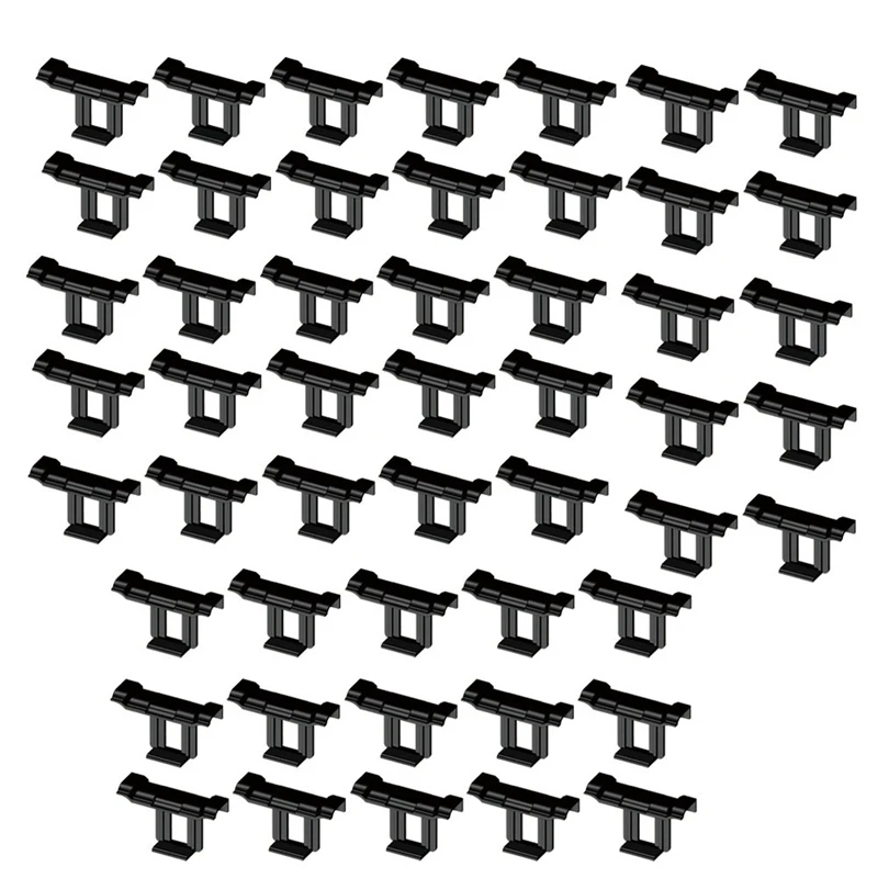 

50PCS Solar Panel Water Drainage Clips Photovoltaic Panel Water Drained Clip Auto Remove Stagnant Water Dust-A66K