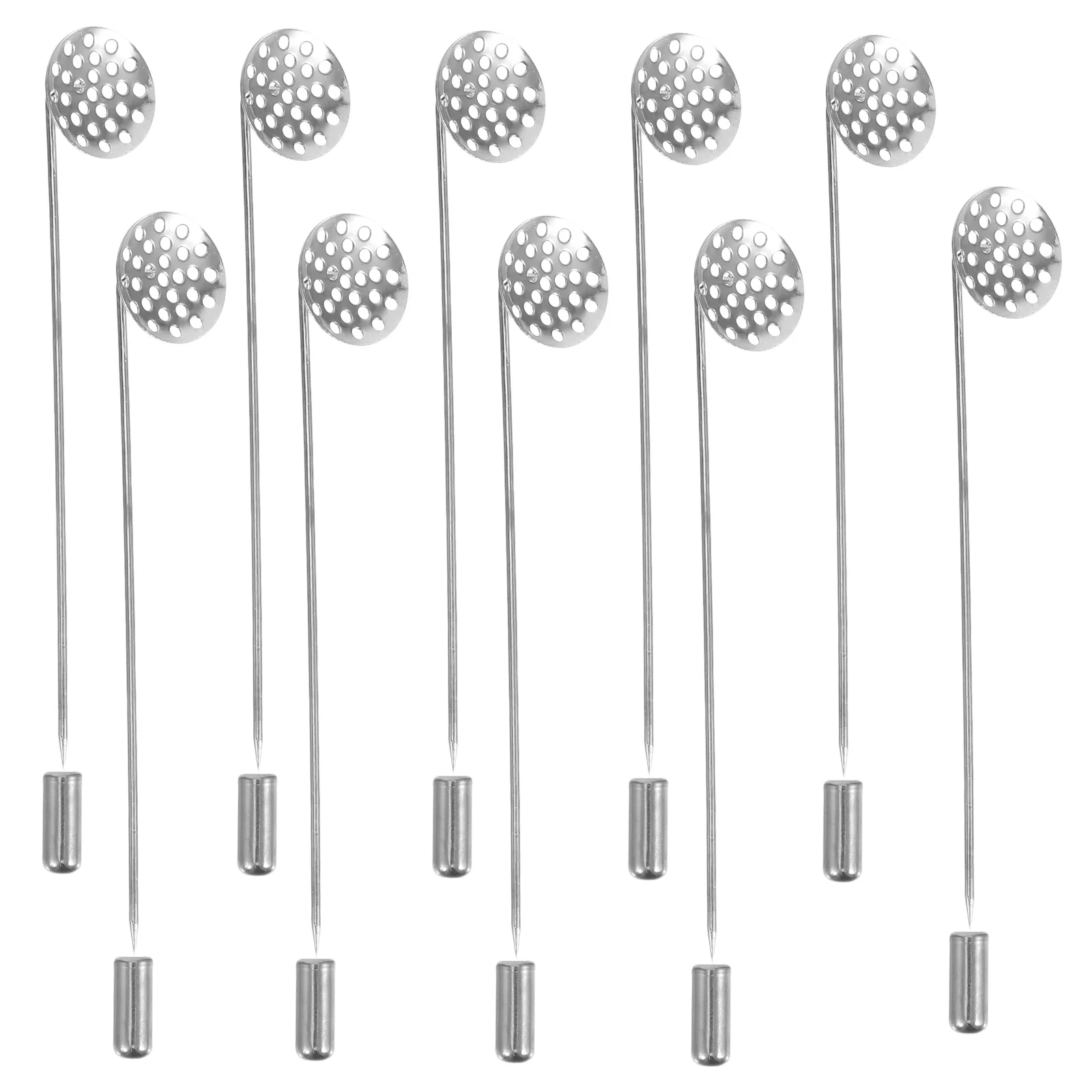 

10pcs Copper Clothing Diy Accessories Pins Breast DIY Accessories Safety Pins Earring Craft Sewing Project Decor