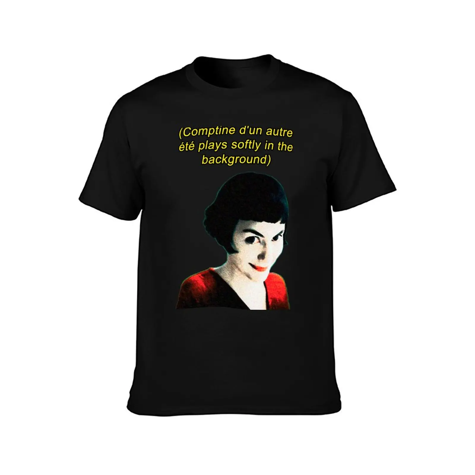 Le fabuleux destin d'Amélie Poulain T-Shirt Summer Casual Cotton Tee Oversized Streetwear Tops Vintage Graphic Print