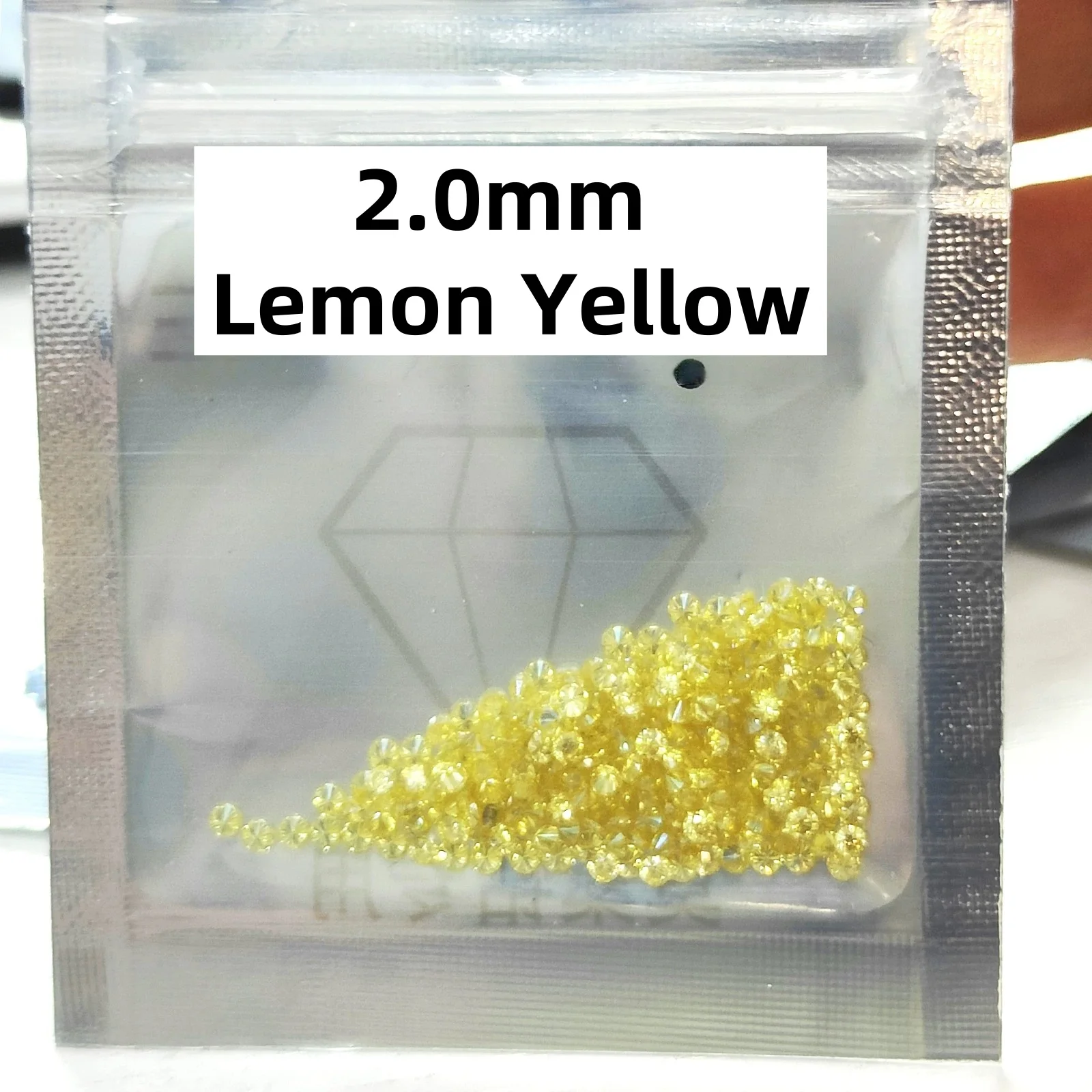 

Moissanite Gemstone 1.0ct 1.0~3.0mm Lemon Yellow Small Size Loose Lab Diamonds Beads for Jewelry Earrings Necklace ring pendant