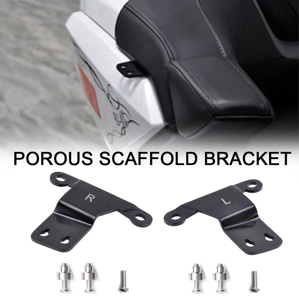 Panical Passenger Trunk Luggage Rack Cup Holder Phone Holder Extension Bracket Bar For Honda Gold Wing GL1800 2018-2026 Black