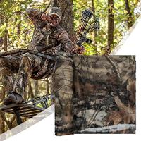 Camp Netting Blind Material Cover Realistic Camouflage Tarp Camouflage Netting Mesh For Hunting Ground Blinds Photography