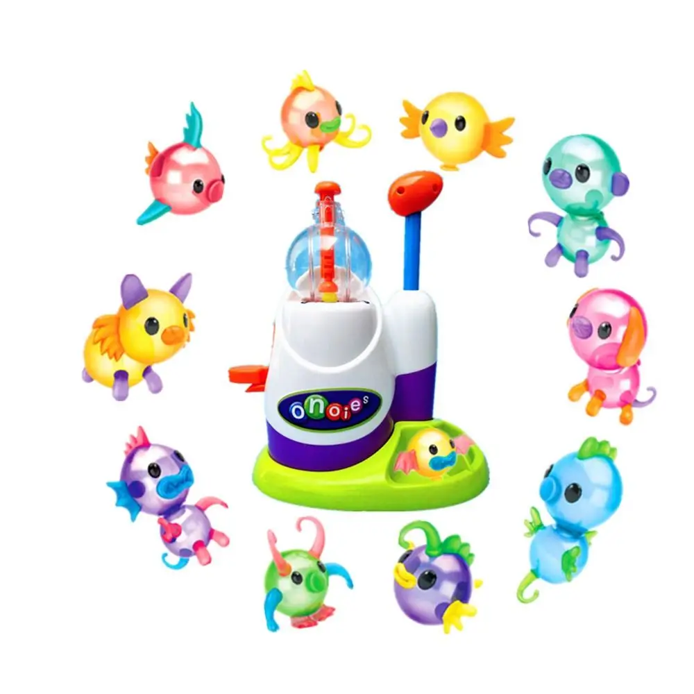 Originalité fille Production manuelle bricolage torcher Bobo balle presser balle générateur Lnflatable bulle Machine Bobo collant