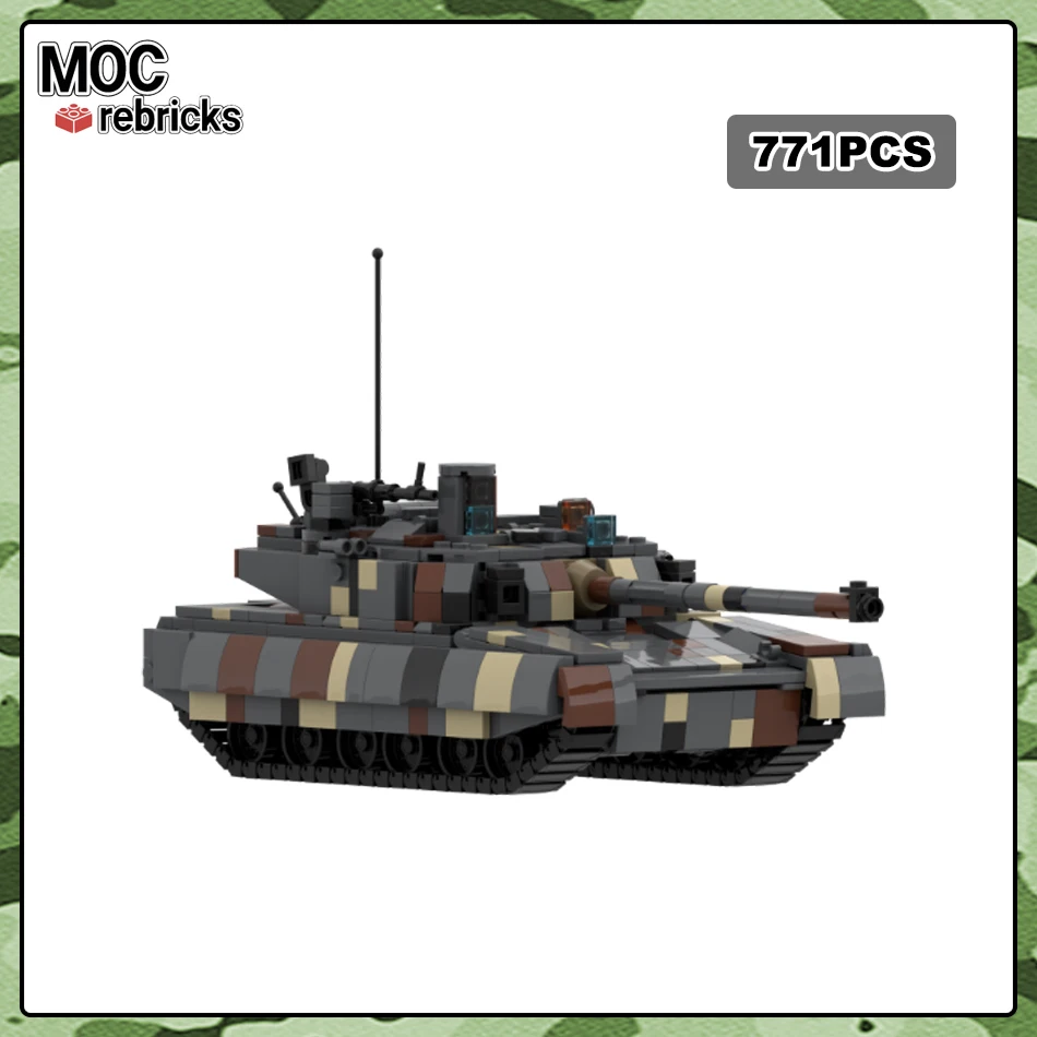 

MOC Military Armored Vehicle T-84 Oplot Army armed forces Main Battle Tank Model Building Blocks Assembly Toy Children's Gift