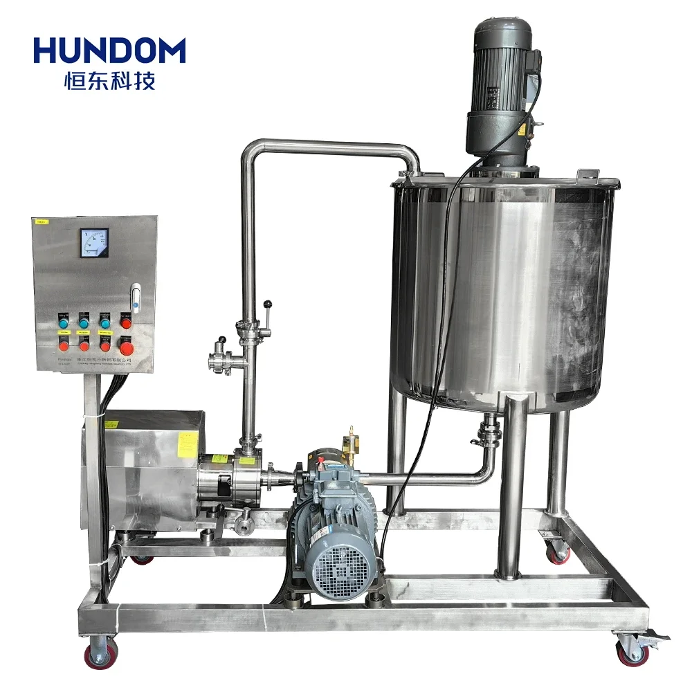 Stainless Steel Blender Mixer Industrial Mixing Tanks Liquid Soap Shampoo Detergent Making Machine