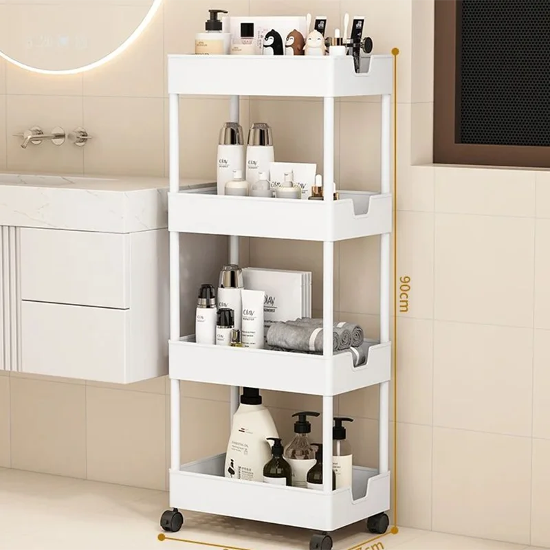 Shelves Storage Bathroom Cabinet Organizer Toilet Luxury Slim Paper Modern Cupboard Space Saver Archivadores Trendy Furniture