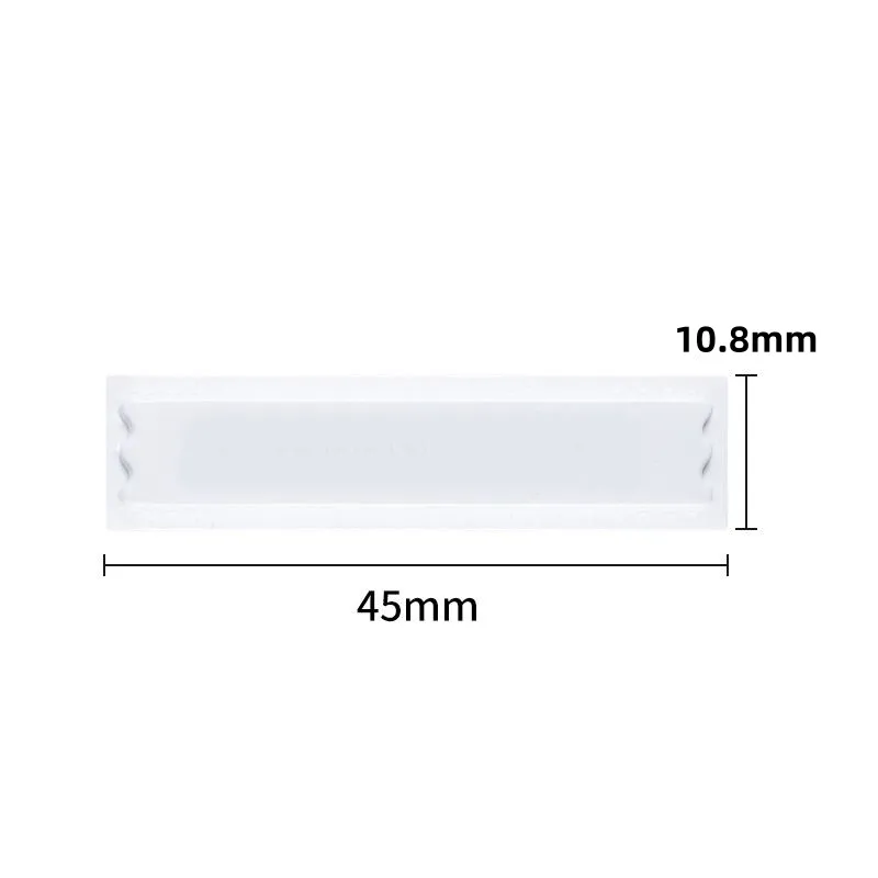 1080 قطعة نظام إنذار أمان EAS 58 كيلو هرتز ملصق AM إزالة علامات مستشعر الأمان مضاد للسرقة ملصق أبيض ناعم #2