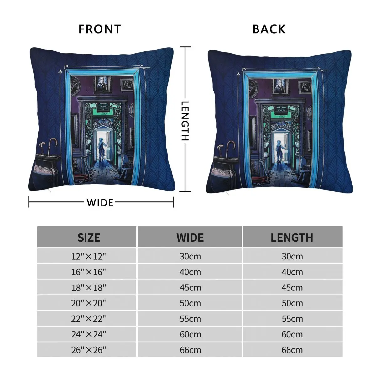 Blue Prince Puzzle Adventure Pillowcase Polyester Linen Velvet Printed Zip Decor Pillow Case Home Cushion Cover Wholesale