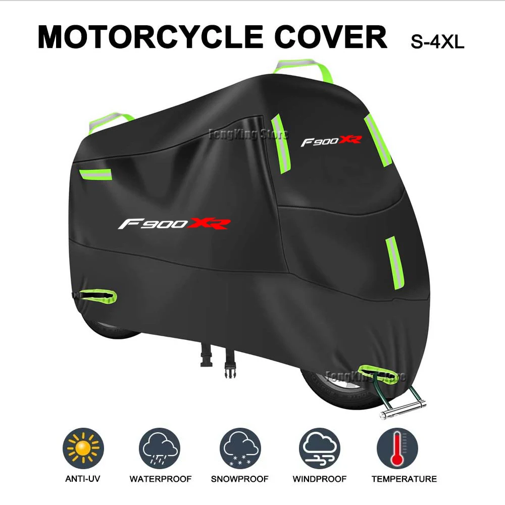 

Motorcycle Cover Waterproof Outdoor Scooter UV Protector Rain Cover For BMW F900XR F 900 XR