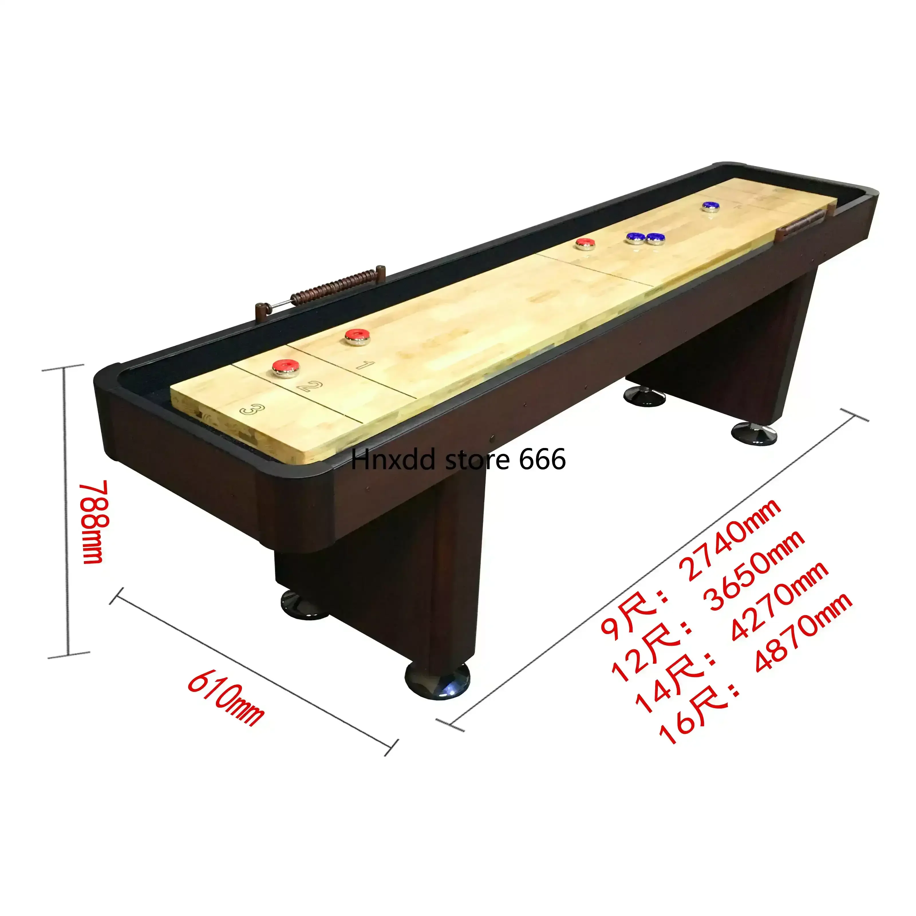 Solid wood sand arc table household new fitness equipment shuffleboard