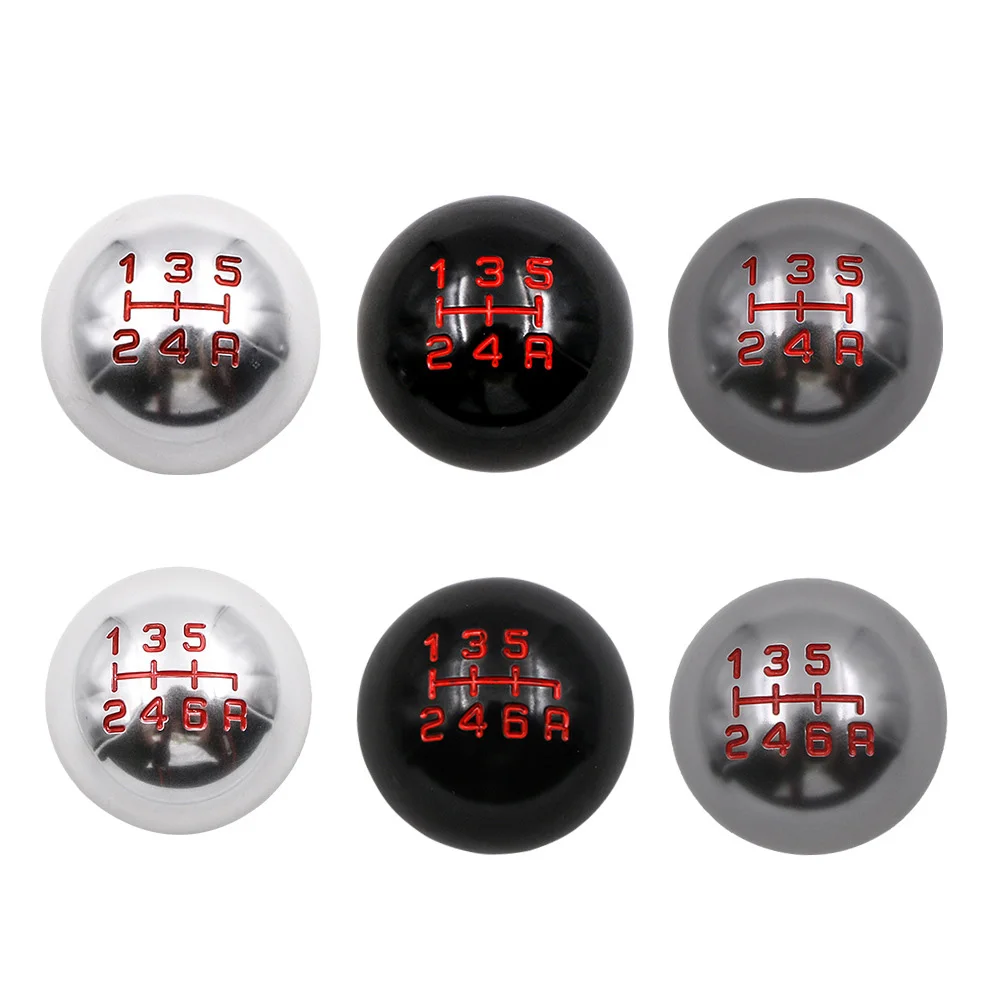 5/6 Speed M10*1.5 Gear Shift Knob Car Ball Shape Shifting head Classic Aluminium gear head For Honda/Civic/Fit/City FD2 FN2 EP3