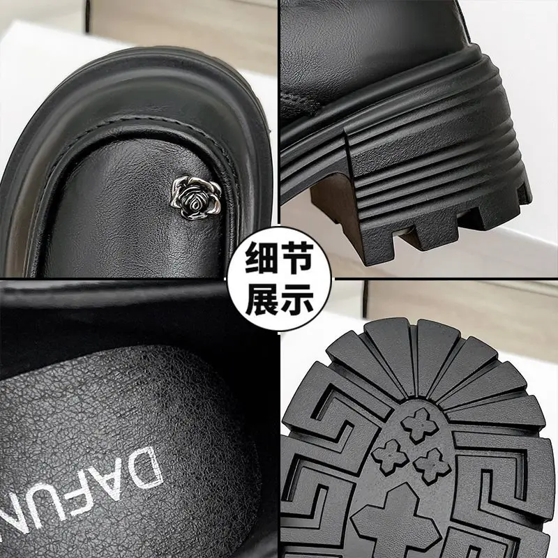 منصة المتسكعون للنساء النمط البريطاني الدانتيل يصل ماري جين أحذية الشقق مكتنزة وحيد أحذية من الجلد جولة تو المرأة حذا فردي للسيدات