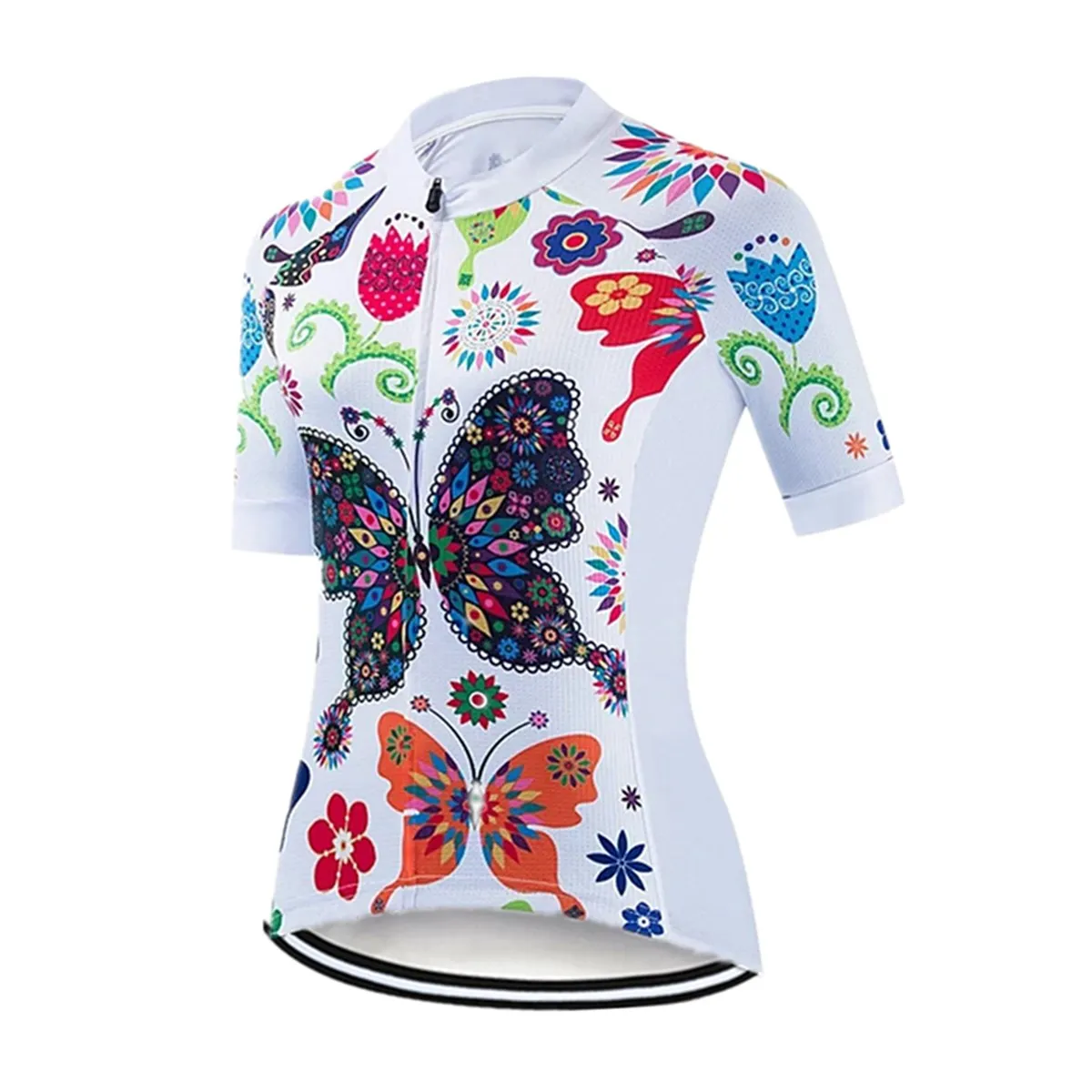 Women's Mountain Bicycle Rading Clothes Cycling Jersey Long Sleeve Bike Shirt Full Zipper Road Bicycle Biking Tops